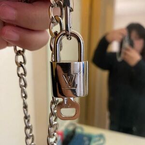 LOUIS VUITTON LV Silver Padlock with Key #311 for ruchieevans20